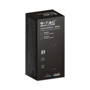 RF Χειριστήριο Αφής 4 ζωνών RGB+W Μαύρο V-TAC – 2924