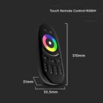 RF Χειριστήριο Αφής 4 ζωνών RGB+W Μαύρο V-TAC – 2924