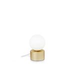 IDEAL LUX Επιτραπέζιο Φωτιστικό PERLAGE 1xG9 Χρυσού Χρώματος – 292458
