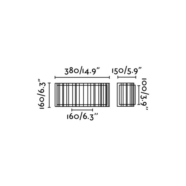ΦΩΤΙΣΤΙΚΟ ΤΟΙΧΟΥ LINDA  ΛΕΥΚΟ                FARO – 29306