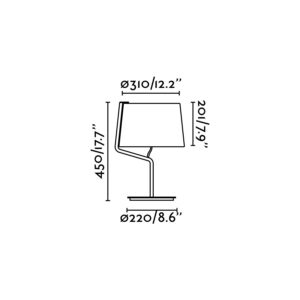 Faro Barcelona BERNI Επιτραπέζιο Φωτιστικό Λευκού Χρώματος E27 – 29332