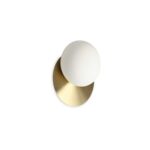 IDEAL LUX Απλίκα Τοίχου NINFEA 1xGX53 Χρυσού Χρώματος – 293646