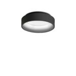 IDEAL LUX  Φωτιστικό Οροφής LED 22W ZIGGY PL D30 Μαύρο 3000Κ Θερμό – 293769