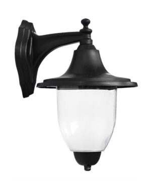 LP-961ΑΝ BLACK PLASTIC ΕΠΙΤΟΙΧΙΟ ΕΞ.ΧΩΡΟΥ Ε/27 Heronia – 07-1407