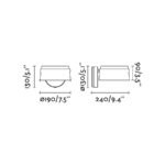 Faro Barcelona LOOP Επιτοίχιο Φωτιστικό, Αρθρωτό, Step Dimmable, Ξύλινου Χρώματος LED 6W 2700K – 29395