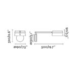 ΦΩΤΙΣΤΙΚΟ ΤΟΙΧΟΥ LOOP DIMMABLE ΜΕ ΒΡΑΧΙΟΝΑ        FARO – 29396
