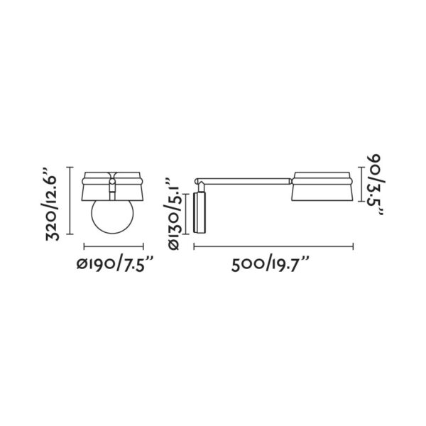 ΦΩΤΙΣΤΙΚΟ ΤΟΙΧΟΥ LOOP DIMMABLE ΜΕ ΒΡΑΧΙΟΝΑ        FARO – 29396