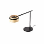 Faro Barcelona LOOP  Επιτραπέζιο Φωτιστικό, Αφής, Step Dimmable, Χρώματος Ξύλου LED 2700K 6W – 29398