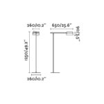 Faro Barcelona LOOP Επιδαπέδιο Φωτιστικό, Αφής, Step Dimmable, Χρώματος Ξύλου LED 2700K 6W – 29399