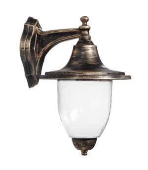 LP-961ΑΝ BRONZE PLASTIC ΕΠΙΤΟΙΧΙΟ ΕΞ.ΧΩΡΟΥ Ε/27 Heronia – 07-1409