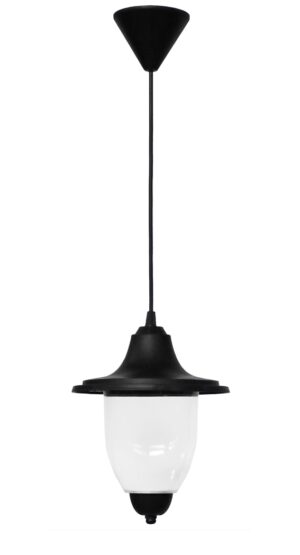 LP-960K BLACK PLASTIC ΚΡΕΜΑΣΤΟ ΕΞ.ΧΩΡΟΥ Ε/27 Heronia – 11-0294