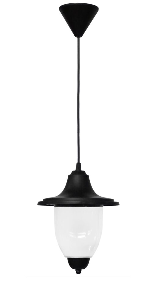 LP-960K BLACK PLASTIC ΚΡΕΜΑΣΤΟ ΕΞ.ΧΩΡΟΥ Ε/27 Heronia – 11-0294