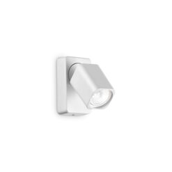 IDEAL LUX Επιτοίχιο Φωτιστικό RUDY 1XGU10 Λευκού Χρώματος – 294766