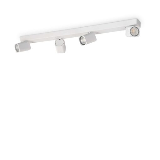 IDEAL LUX Φωτιστικό Οροφής RUDY 4xGU10 Λευκού Χρώματος – 294827