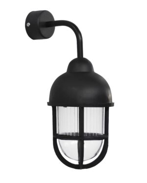 SLP-900AS BLACK 90⁰ Επιτοίχιο φωτιστικό Ε/27 μαύρο Heronia – 07-1415