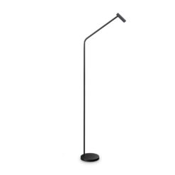 IDEAL LUX Φωτιστικό Δαπέδου EASY LED 3.5W 3000K Μαύρου Χρώματος – 295497