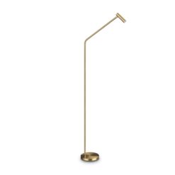 IDEAL LUX Φωτιστικό Δαπέδου EASY LED 3.5W 3000K Χρυσού Χρώματος – 295503