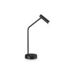 IDEAL LUX Επιτραπέζιο Φωτιστικό EASY LED 3.5W 3000K Μαύρου Χρώματος – 295534