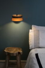 Faro Barcelona 29565 LOOP Φωτιστικό Τοίχου Μαύρο Ξύλο Cherry 6W 221lm 2700K Dimmable