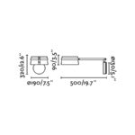 Faro Barcelona LOOP Επιτοίχιο Αρθρωτό Φωτιστικό, Step Dimmable, Ξύλινη Απόχρωση LED 6W 2700K – 29566