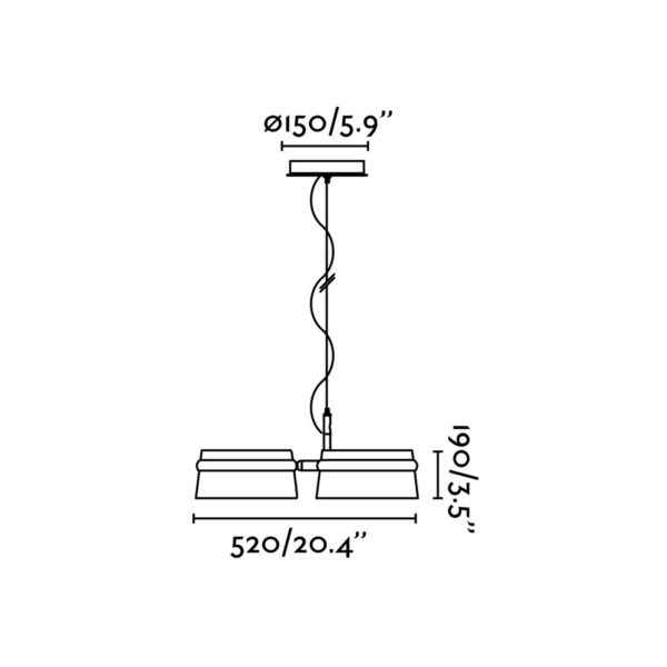 ΚΡΕΜΑΣΤΟ ΦΩΤΙΣΤΙΚΟ LOOP ΜΑΥΡΟ                       FARO – 29567