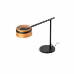 Faro Barcelona LOOP Επιτραπέζιο Φωτιστικό, Αρθρωτό, Step Dimmable, Ξύλινο LED 6W 2700K – 29568