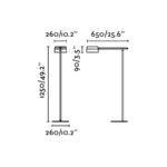 ΦΩΤΙΣΤΙΚΟ ΔΑΠΕΔΟΥ LOOP FLOOR ΜΑΥΡΟ                      FARO – 29569