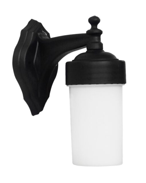 D-06AN BLACK Επιτοίχιο φωτιστικό Ε/27 μαύρο Heronia – 32-0138