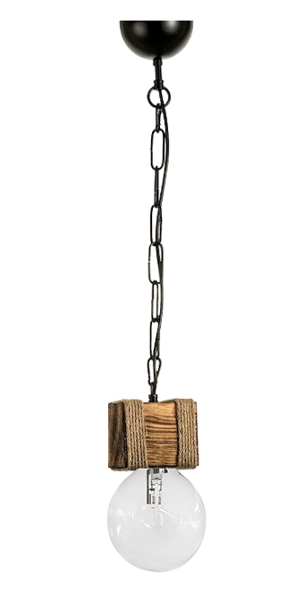 UT-8X8 1L ΔΟΚΑΡΙ WOOD-CHAIN ΚΡΕΜΑΣΤΟ ΧΩΝΕΥΤΑ ΝΤΟΥΙ Ε/27 Heronia – 31-1343