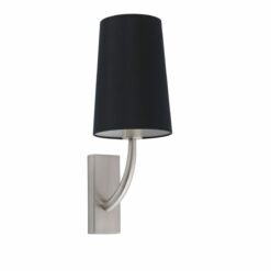 Faro Barcelona Φωτιστικό Τοίχου Μαύρο 1xE27 – 29680-21