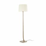 REM BRONZE FLOOR LAMP WHITE LAMPSHADE             FARO – 29687-07