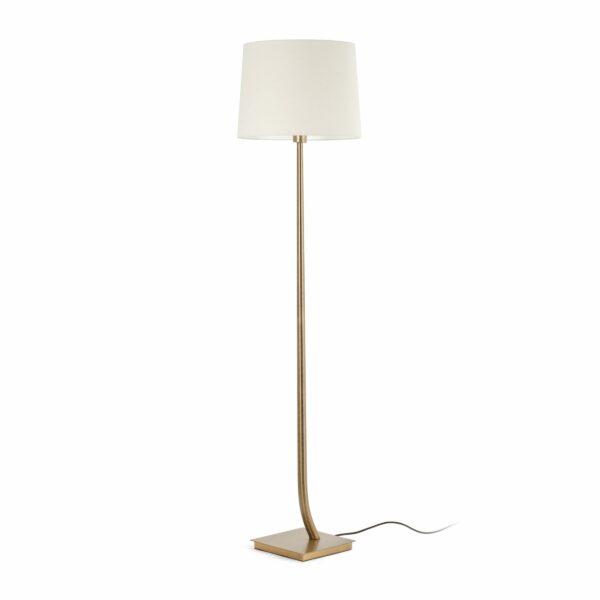 REM BRONZE FLOOR LAMP BEIGE LAMPSHADE             FARO – 29687-08
