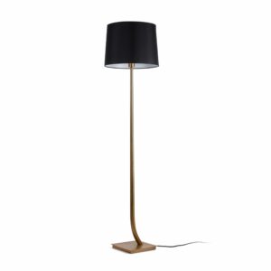 REM BRONZE FLOOR LAMP BLACK LAMPSHADE             FARO – 29687-09