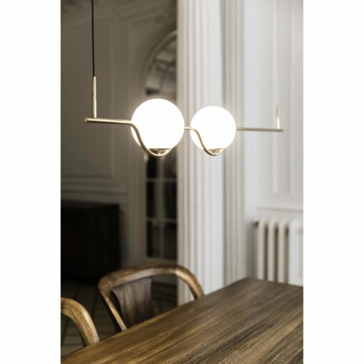 LE VITA Κρεμαστό Φωτιστικό Ράγα Χρυσό LED 13W 2700K FARO – 29691