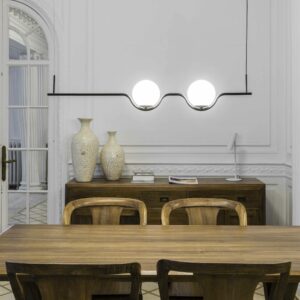 Φωτιστικό Κρεμαστό Ράγα Faro Le Vita  Μαύρο Ματ 13W 2700K FARO – 29696