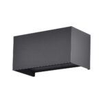 LED Απλίκα Up-Down Ρυθμιζόμενη Δέσμη 24W Ορθογώνια Μαύρο 4000K Φυσικό Λευκό IP65 V-TAC - 2978