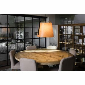 STOOD PENDANT LAMP 1XE27 NEGRO + WOOD MAX 20W     FARO – 29848