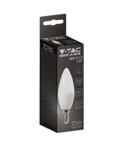 LED Λάμπα E14 Κερί 2.9W V-TAC Θερμό 3000K – 2984