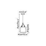 ΚΡΕΜΑΣΤΟ ΦΩΤΙΣΤΙΚΟ TREE ΛΕΥΚΟ  1 X E27 100W              FARO – 29865