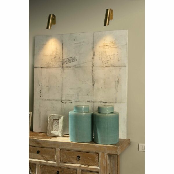 ΦΩΤΙΣΤΙΚΟ ΤΟΙΧΟΥ LINK ΜΠΡΟΥΤΖΙΝΟ 1xGU10 FARO – 29897