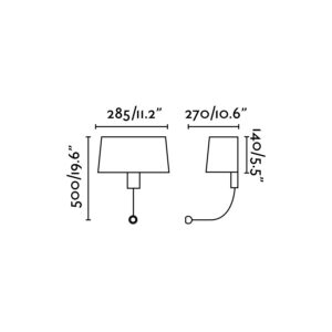 ΦΩΤΙΣΤΙΚΟ ΤΟΙΧΟΥ HOTEL ΜΕ ΑΝΑΓΝΩΣΤΗ LED 1 X E27 1W FARO – 29946