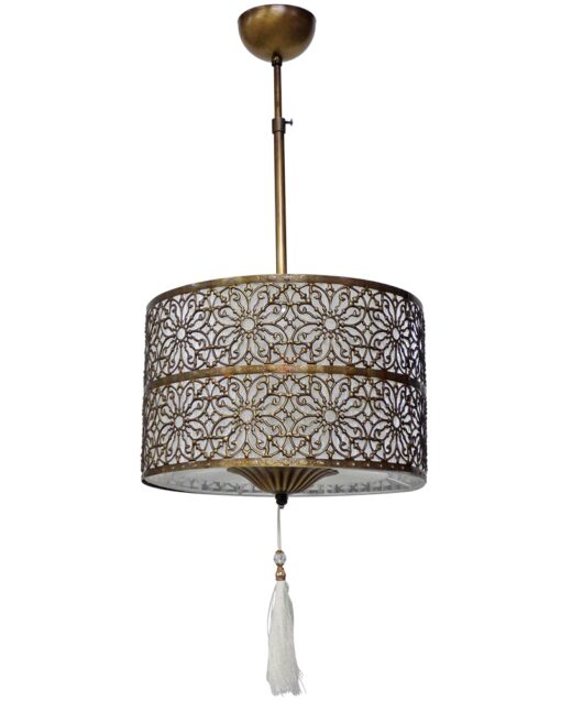Κρεμαστό Φωτιστικό 1xE27 Μπρονζέ DAMASCUS  Heronia – 14-0286