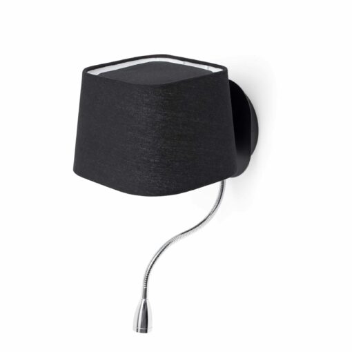 ΦΩΤΙΣΤΙΚΟ ΤΟΙΧΟΥ SWEET ΜΑΥΡΟ ΜΕ ΑΝΑΓΝΩΣΤΗ E27 60W FARO – 29951