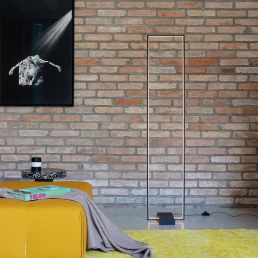 IDEAL LUX Φωτιστικό Δαπέδου FRAME LED 30W 3000K Λευκού Χρώματος – 299624