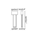 VESPER BROWN FLOOR LAMP                           FARO – 29979