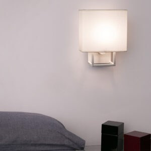 VESPER WHITE WALL LAMP 1 X E14 20W                FARO – 29980