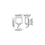 VESPER BROWN WALL LAMP WITH READER LED 1xE14 + LED 1W 3000K FARO – 29983