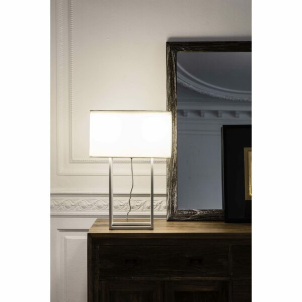 VESPER WHITE TABLE LAMP 2 X E27 20W               FARO – 29984