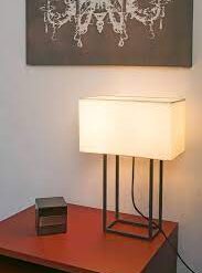 VESPER BROWN TABLE LAMP 2 X E27 20W               FARO – 29985