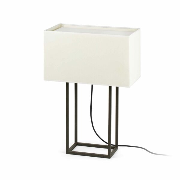 VESPER BROWN TABLE LAMP 2 X E27 20W               FARO – 29985
